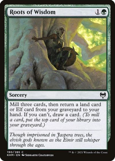 Roots of Wisdom Kaldheim Magic card