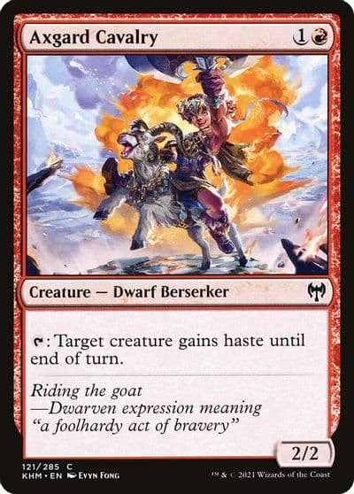 Axgard Cavalry Kaldheim Magic card