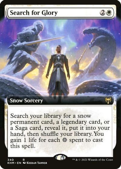 Search for Glory Extended Art Kaldheim Magic card