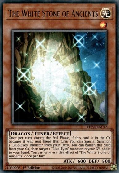 The White Stone of Ancients Legendary Duelists: Season 2 Yu-Gi-Oh! card