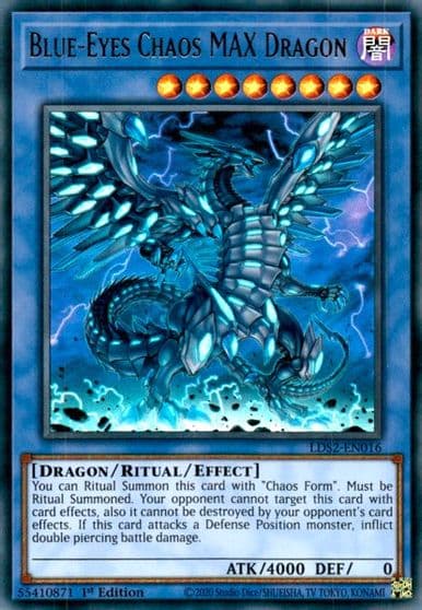 Blue Eyes Chaos MAX Dragon Legendary Duelists: Season 2 Yu-Gi-Oh! card