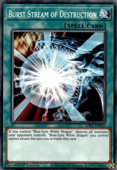 Burst Stream of Destruction Legendary Duelists: Season 2 Yu-Gi-Oh! card