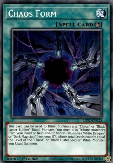 Chaos Form Legendary Duelists: Season 2 Yu-Gi-Oh! card