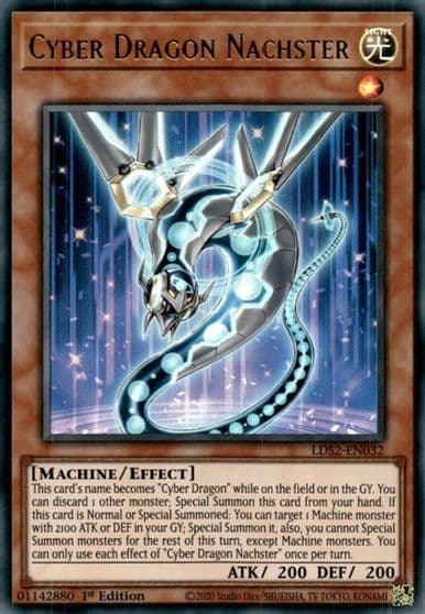 Cyber Dragon Nachster Legendary Duelists: Season 2 Yu-Gi-Oh! card