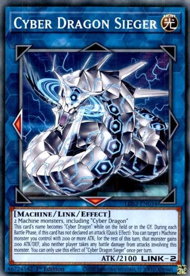 Cyber Dragon Sieger Legendary Duelists: Season 2 Yu-Gi-Oh! card