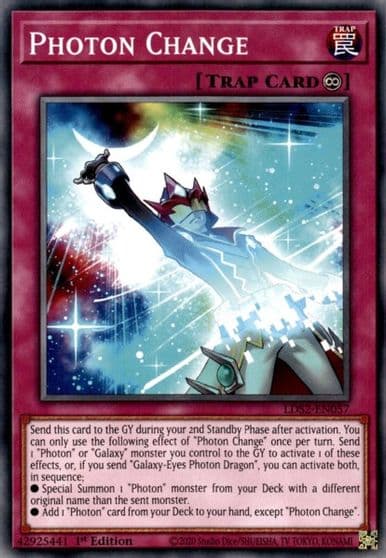 Photon Change Legendary Duelists: Season 2 Yu-Gi-Oh! card
