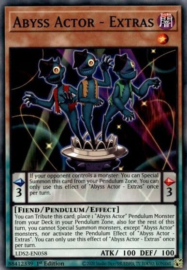 Abyss Actor Extras Legendary Duelists: Season 2 Yu-Gi-Oh! card