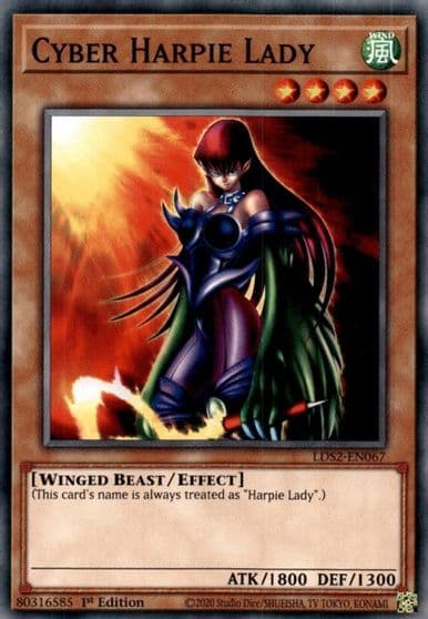 Cyber Harpie Lady Legendary Duelists: Season 2 Yu-Gi-Oh! card