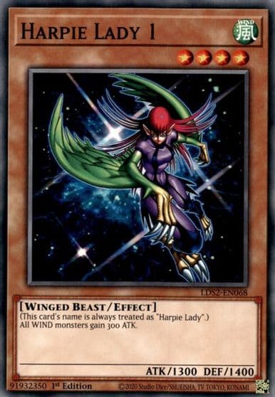 Harpie Lady 1 Legendary Duelists: Season 2 Yu-Gi-Oh! card