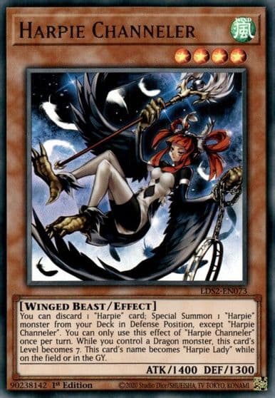 Harpie Channeler Legendary Duelists: Season 2 Yu-Gi-Oh! card