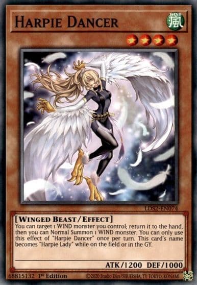 Harpie Dancer Legendary Duelists: Season 2 Yu-Gi-Oh! card