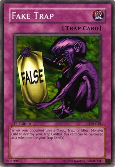 Fake Trap Starter Deck: Joey Yu-Gi-Oh! card