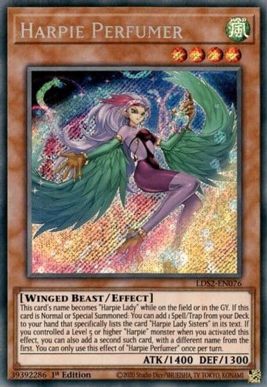 Harpie Perfumer Legendary Duelists: Season 2 Yu-Gi-Oh! card