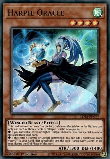 Harpie Oracle Legendary Duelists: Season 2 Yu-Gi-Oh! card