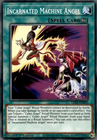 Incarnated Machine Angel Legendary Duelists: Season 2 Yu-Gi-Oh! card