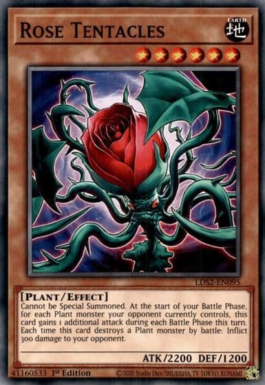 Rose Tentacles Legendary Duelists: Season 2 Yu-Gi-Oh! card