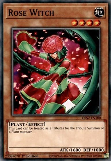 Rose Witch Legendary Duelists: Season 2 Yu-Gi-Oh! card