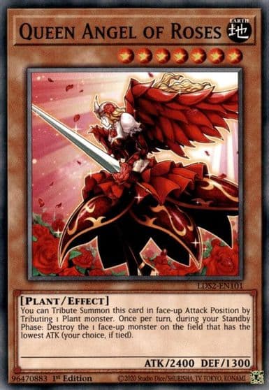 Queen Angel of Roses Legendary Duelists: Season 2 Yu-Gi-Oh! card