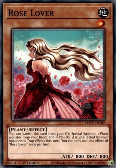 Rose Lover Legendary Duelists: Season 2 Yu-Gi-Oh! card