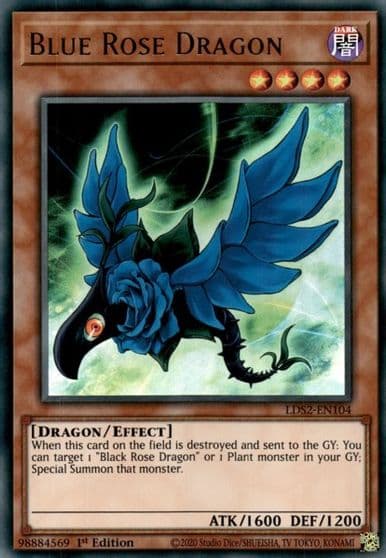 Blue Rose Dragon Legendary Duelists: Season 2 Yu-Gi-Oh! card