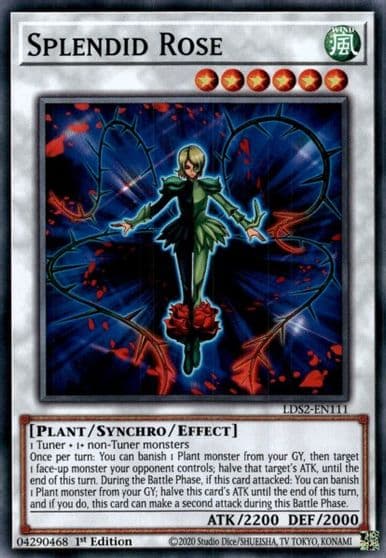 Splendid Rose Legendary Duelists: Season 2 Yu-Gi-Oh! card