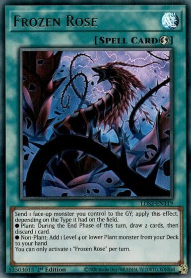 Frozen Rose Legendary Duelists: Season 2 Yu-Gi-Oh! card