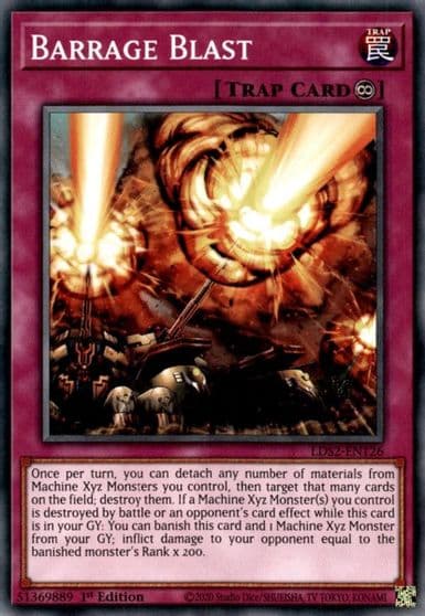 Barrage Blast Legendary Duelists: Season 2 Yu-Gi-Oh! card