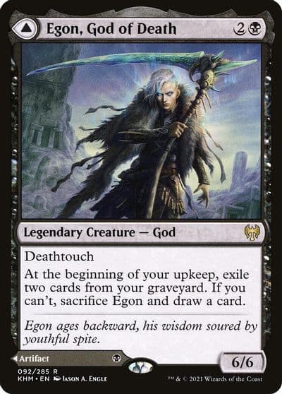 Egon God of Death Kaldheim Magic card