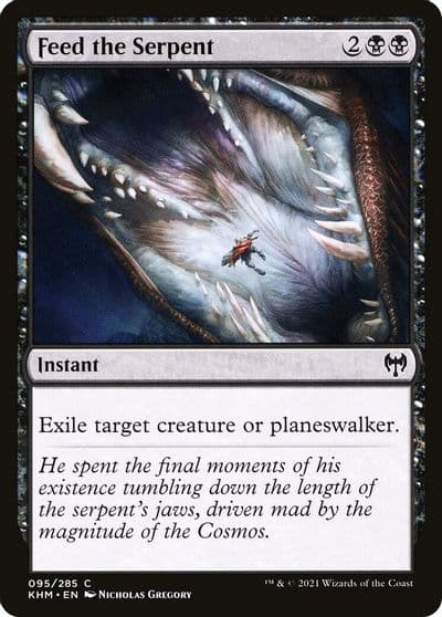 Feed the Serpent Kaldheim Magic card