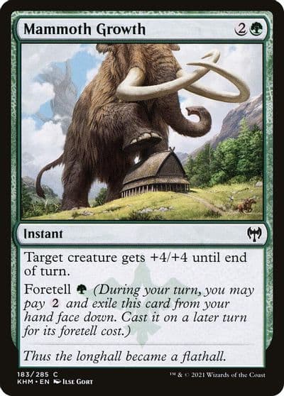 Mammoth Growth Kaldheim Magic card