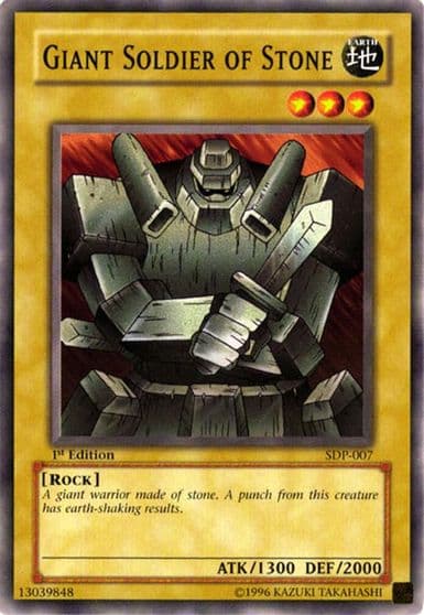 Giant Soldier of Stone Starter Deck: Pegasus Yu-Gi-Oh! card
