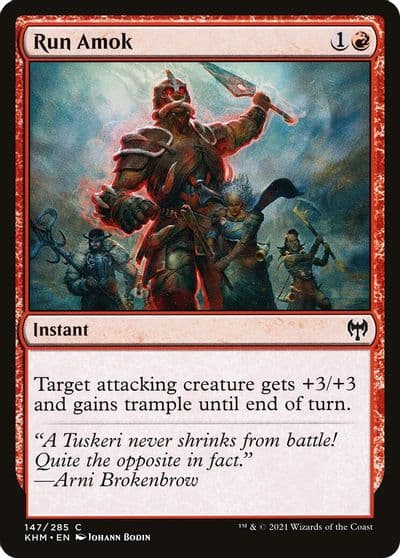 Run Amok Kaldheim Magic card