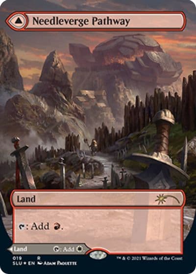 Needleverge Pathway Borderless Secret Lair Series Magic card
