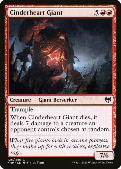 Cinderheart Giant Kaldheim Magic card