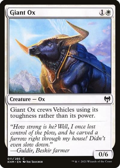 Giant Ox Kaldheim Magic card