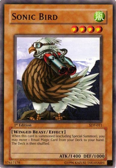 Sonic Bird Starter Deck: Pegasus Yu-Gi-Oh! card