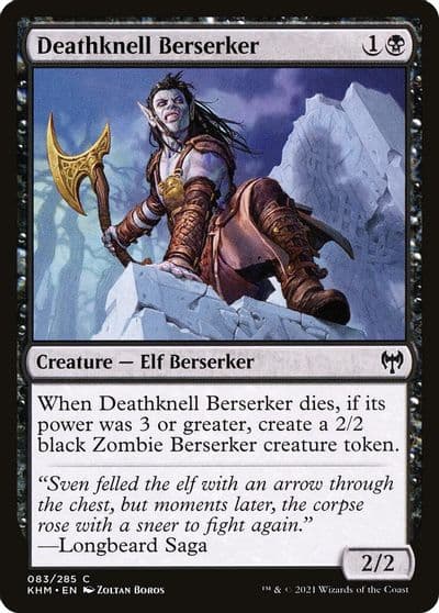 Deathknell Berserker Kaldheim Magic card