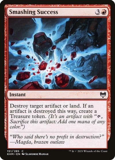Smashing Success Kaldheim Magic card
