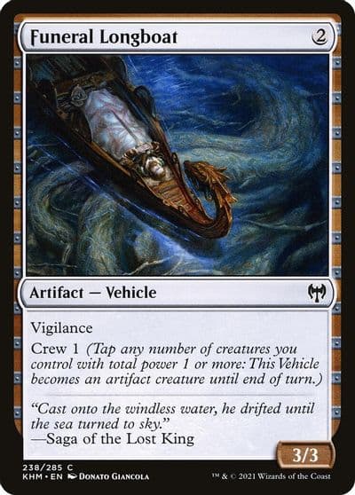Funeral Longboat Kaldheim Magic card