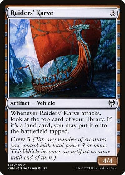 Raiders Karve Kaldheim Magic card