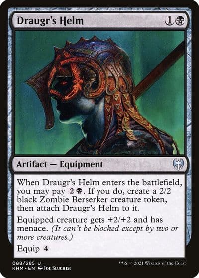 Draugrs Helm Kaldheim Magic card