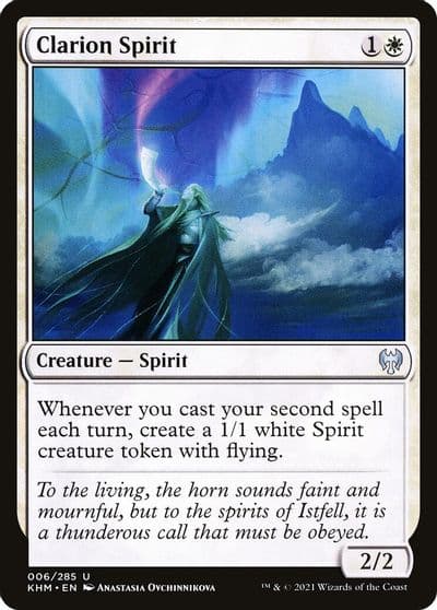 Clarion Spirit Kaldheim Magic card