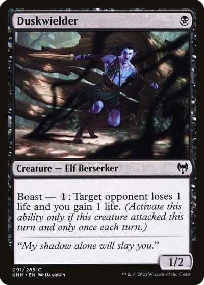 Duskwielder Kaldheim Magic card