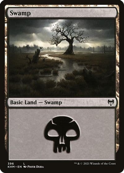 Swamp Kaldheim Magic card
