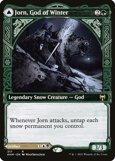 Jorn God of Winter Showcase Kaldheim Magic card