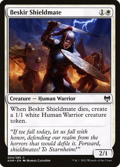 Beskir Shieldmate Kaldheim Magic card