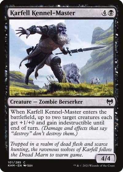 Karfell Kennel Master Kaldheim Magic card