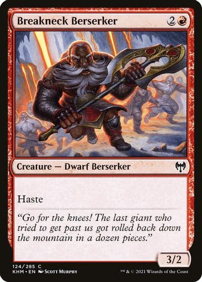 Breakneck Berserker Kaldheim Magic card