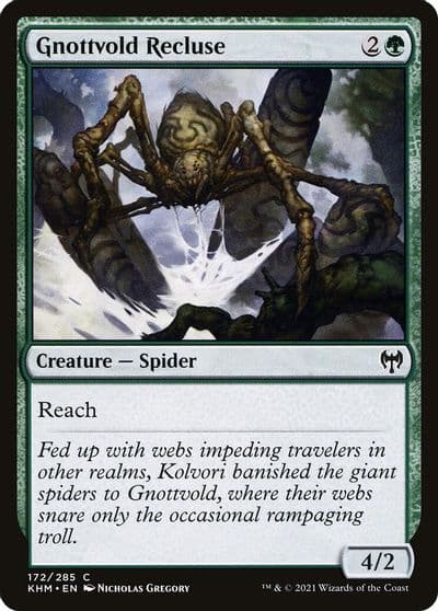 Gnottvold Recluse Kaldheim Magic card