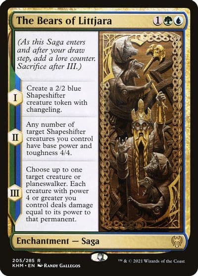 The Bears of Littjara Kaldheim Magic card